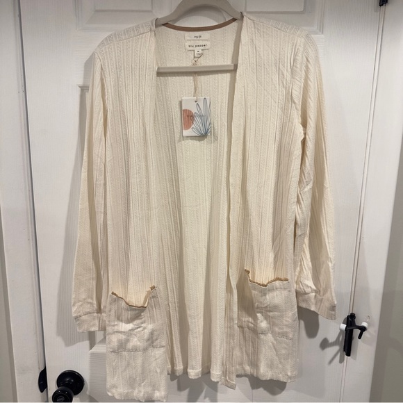 Blu Pepper 3-Piece Lounge Set Bundle | Size M | Cream | New With Tags - Picture 3 of 11